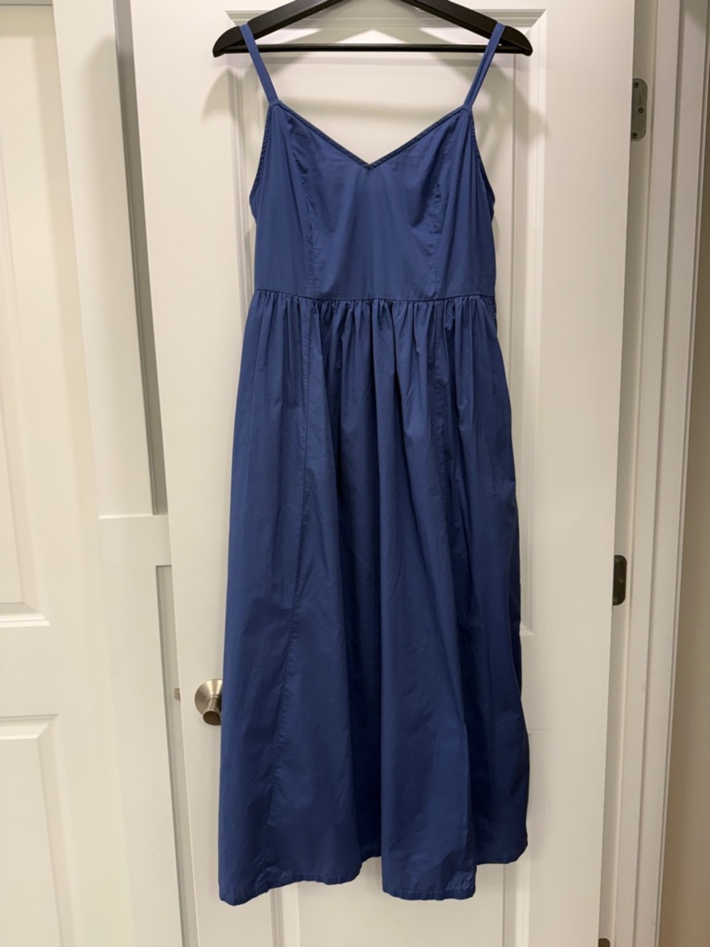 Old Navy Blue 100% Lightweight Soft Cotton Adjustable -Strap Dress